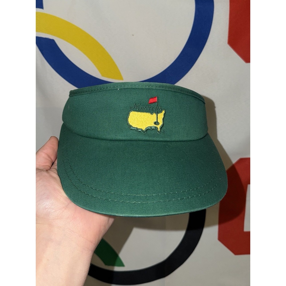 American Needle Masters Visor One Size Adjustable Green Golf Augusta National